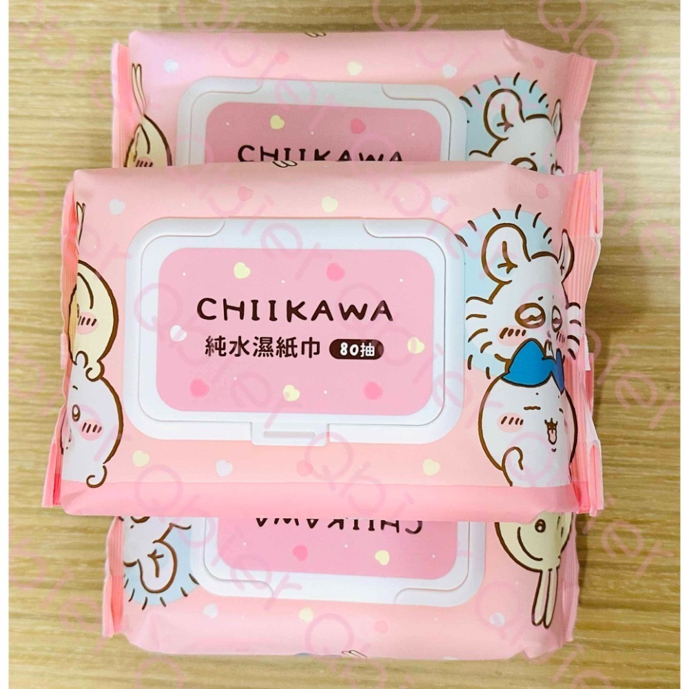 吉伊卡哇 Chiikawa 純水有蓋濕紙巾(80抽/包) 🔥現貨🔥台灣正版🔥新品未拆封🔥-規格圖6