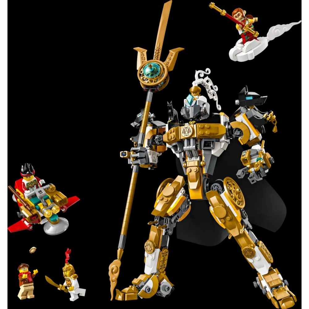 樂血高校🔥現貨!! 【LEGO樂高】80065 二郎天神機甲 悟空小俠系列-細節圖3