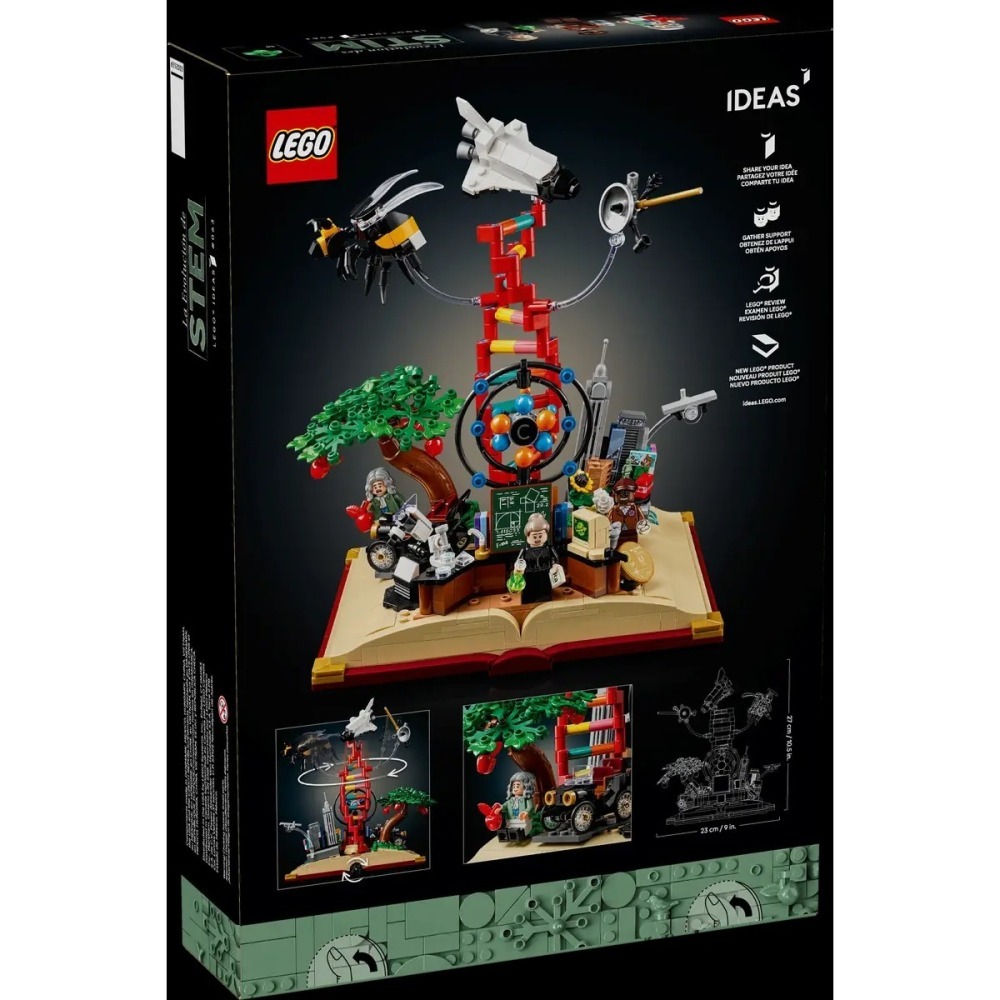 樂血高校🔥現貨!! 【LEGO樂高】 21355 STEM 的演變-細節圖2