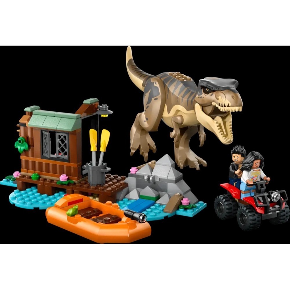 樂血高校🔥現貨!! 【LEGO樂高】76975 逃離暴龍河川大冒險-細節圖3