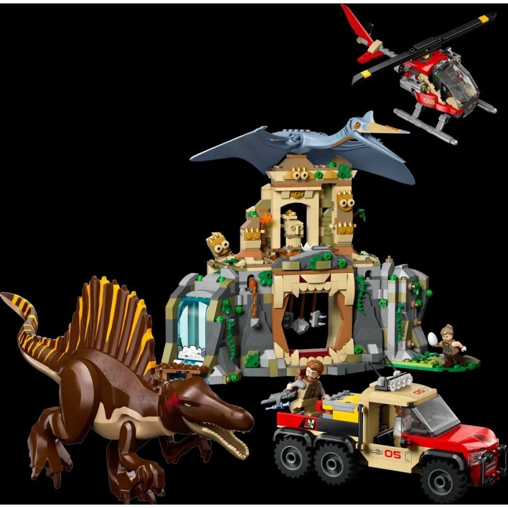 樂血高校🔥現貨!! 【LEGO樂高】76976 棘龍和風神翼龍空中任務-細節圖3