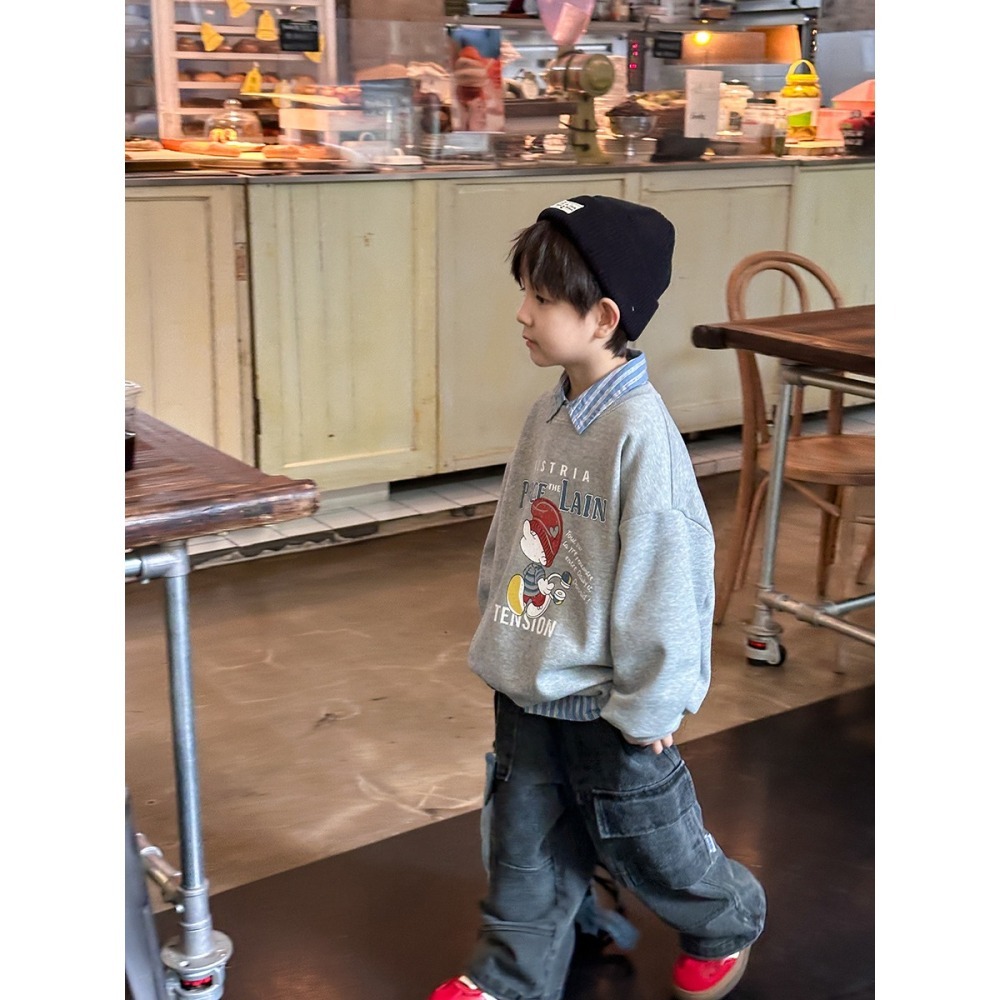 ⚡秒出貨~現貨⚡超級熱銷款 韓系可愛潮流大學T-細節圖2