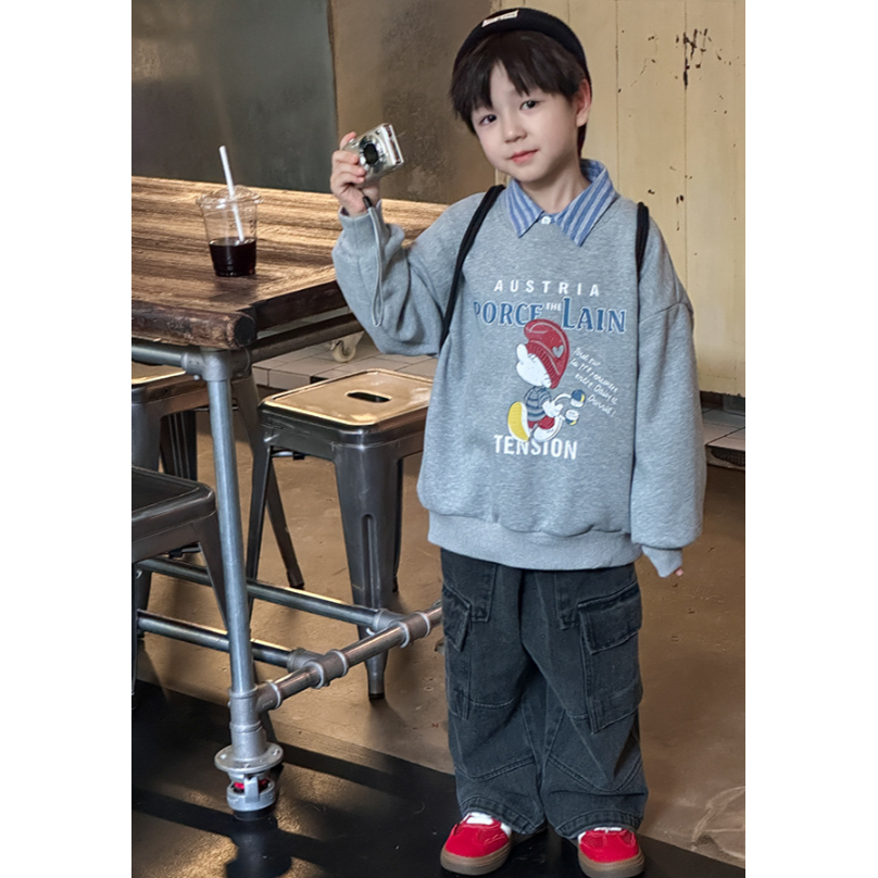 ⚡秒出貨~現貨⚡超級熱銷款 韓系可愛潮流大學T-細節圖3