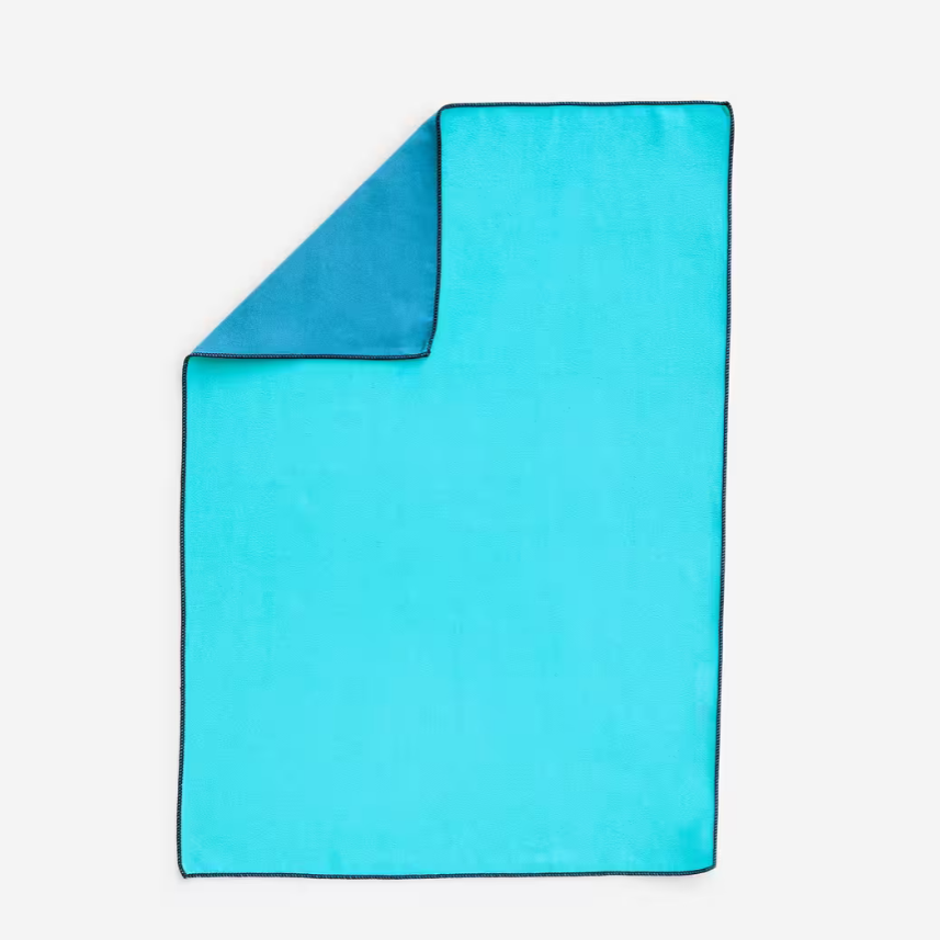 微纖維毛巾 S 號 39 x 55 cm - 撞色藍色