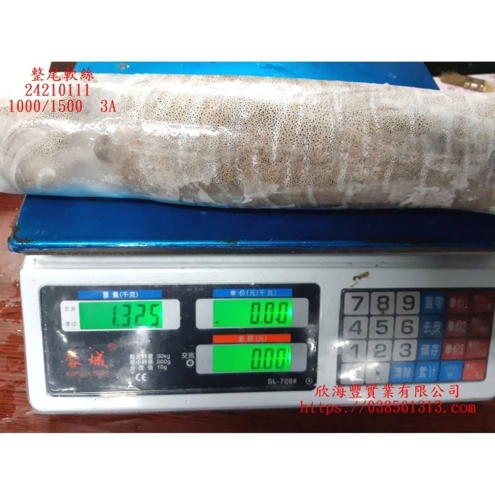 【蝦鮮生蟹小姐】巨無霸 整尾軟絲  1200-1500克/隻    *肉質豐厚，Q彈鮮甜 **每隻750元**-細節圖4