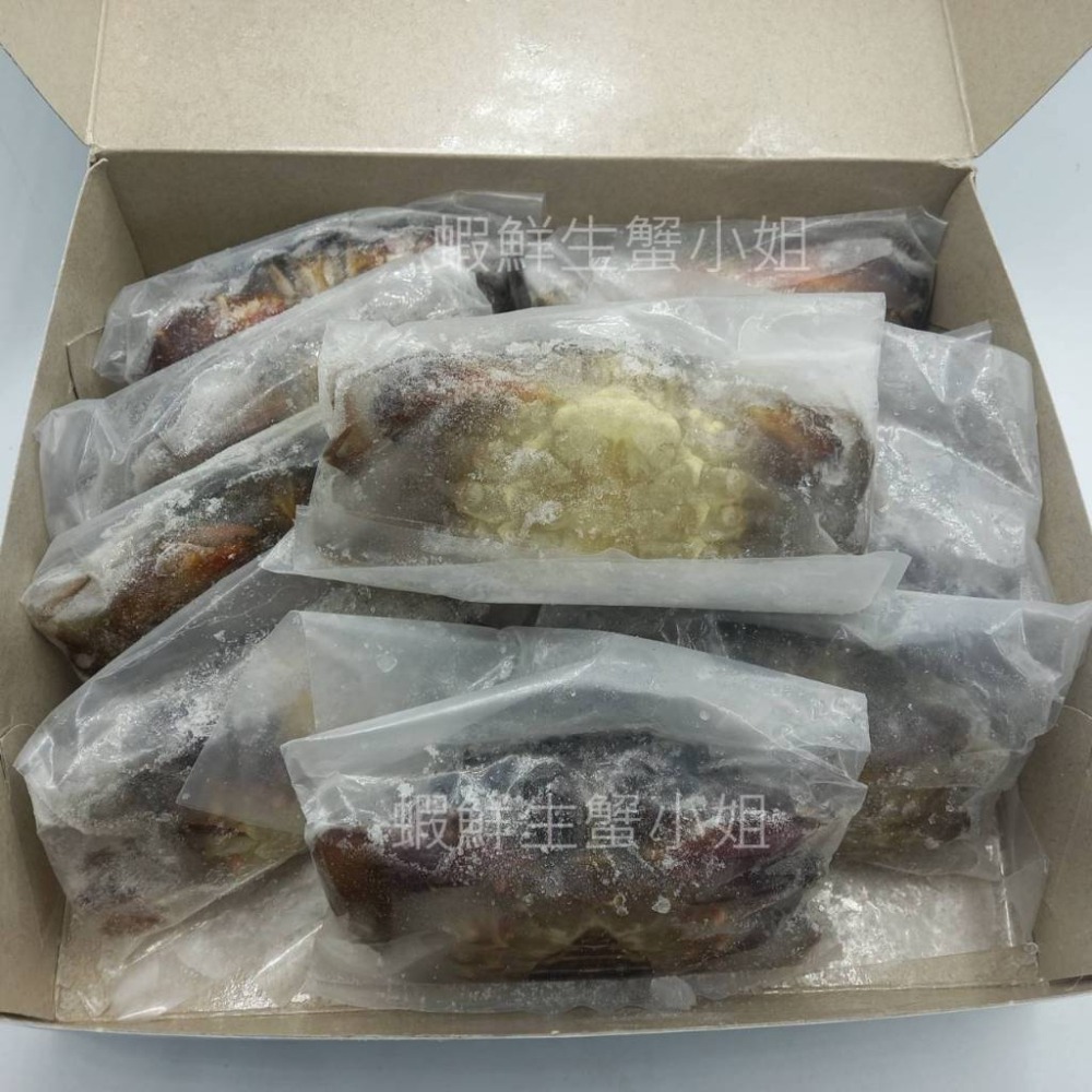 【蝦鮮生蟹小姐】軟殼蟹  10入裝   一盒600克   *免剝殼、高營養的螃蟹   **每盒390元**-細節圖2