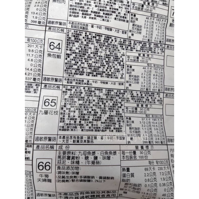 【蝦鮮生蟹小姐】九層花枝翅  3000克/包  ▶火鍋基本款  ▶熱銷產品。  **每包750元**-細節圖5