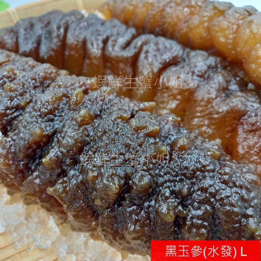 【蝦鮮生蟹小姐】黑玉參 -預購5斤裝 * 過濾水發泡，口感軟嫩Q彈 **每包2400元**-細節圖3