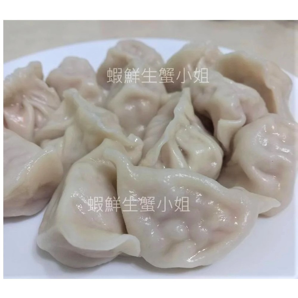 【蝦鮮生蟹小姐】手工捏花豬肉高麗菜水餃  880克/包  📣餡多飽滿、方便美味 **每包140元**-細節圖4