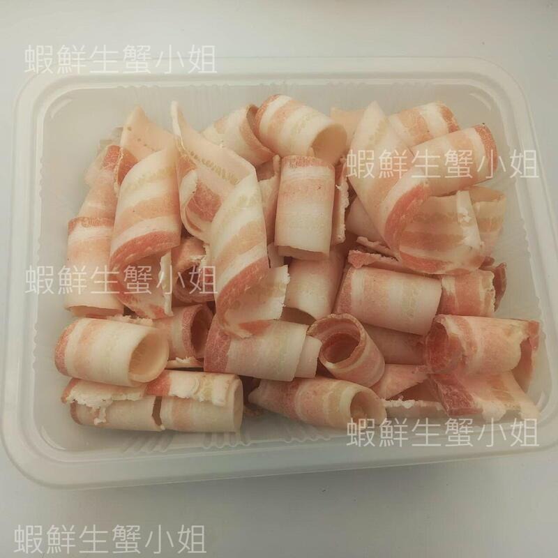 【蝦鮮生蟹小姐】火鍋豬五花肉片 400克/包 *火鍋必備的食材，讓您大口吃肉 **每包150元**-細節圖4