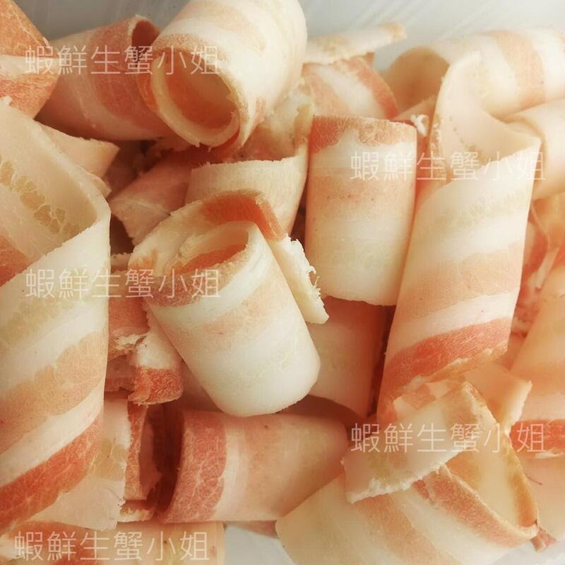 【蝦鮮生蟹小姐】火鍋豬五花肉片 400克/包 *火鍋必備的食材，讓您大口吃肉 **每包150元**-細節圖5