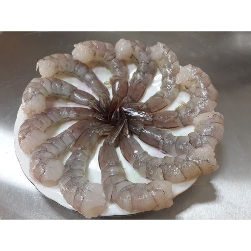 【蝦鮮生蟹小姐】鳳尾蝦(帶尾蝦仁)  300克/盤  約22隻  * 去殼帶尾白蝦,無彭發   **每盒270元**-細節圖2