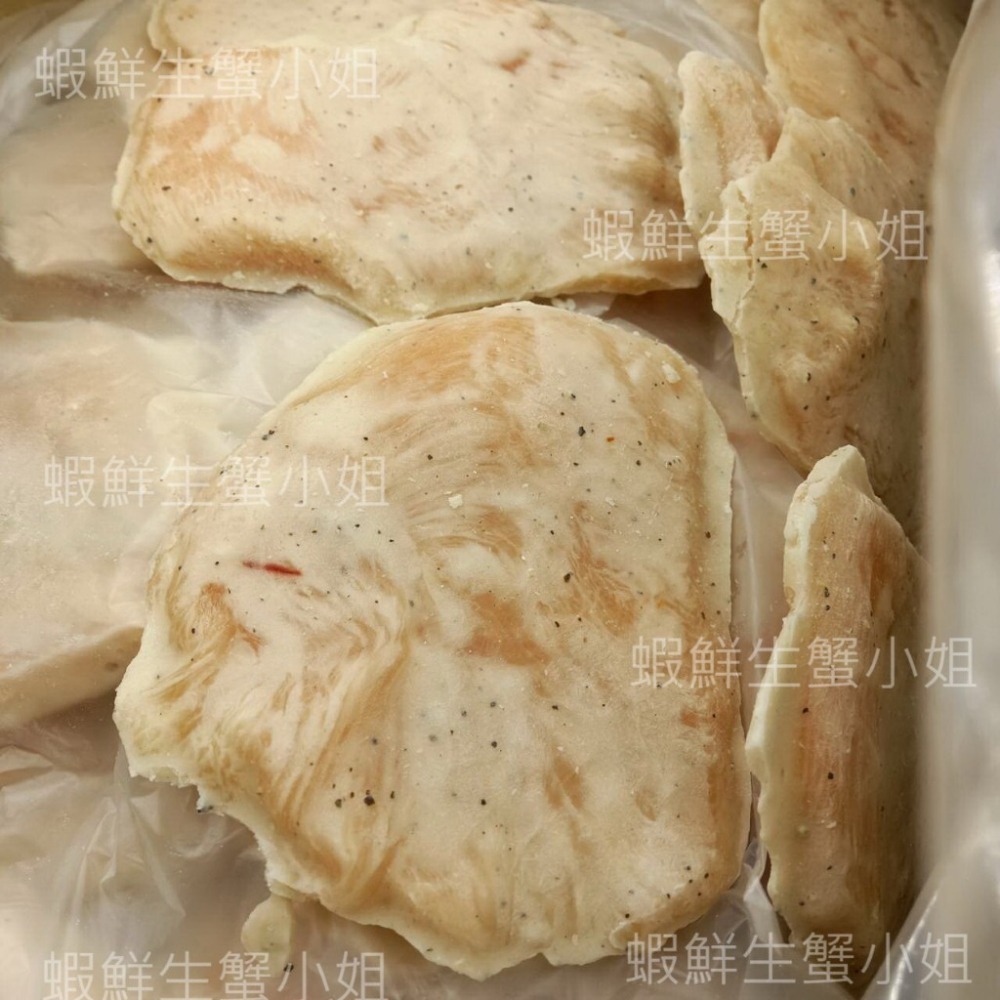 【蝦鮮生蟹小姐】菲力雞排  60片/箱(6公斤) *已裹粉真方便！ **每箱1380元**-細節圖2