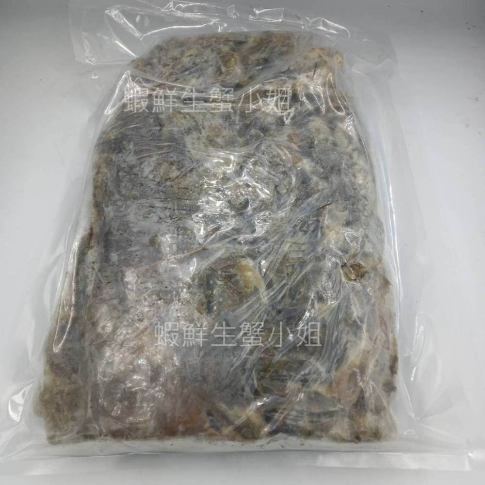 【蝦鮮生蟹小姐】生蝦頭  3台斤裝   ☀是熬湯.提鮮的首選,鮮甜甘美  *每包160元*-細節圖2
