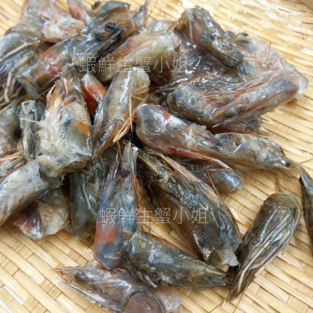 【蝦鮮生蟹小姐】生蝦頭  3台斤裝   ☀是熬湯.提鮮的首選,鮮甜甘美  *每包160元*-細節圖3