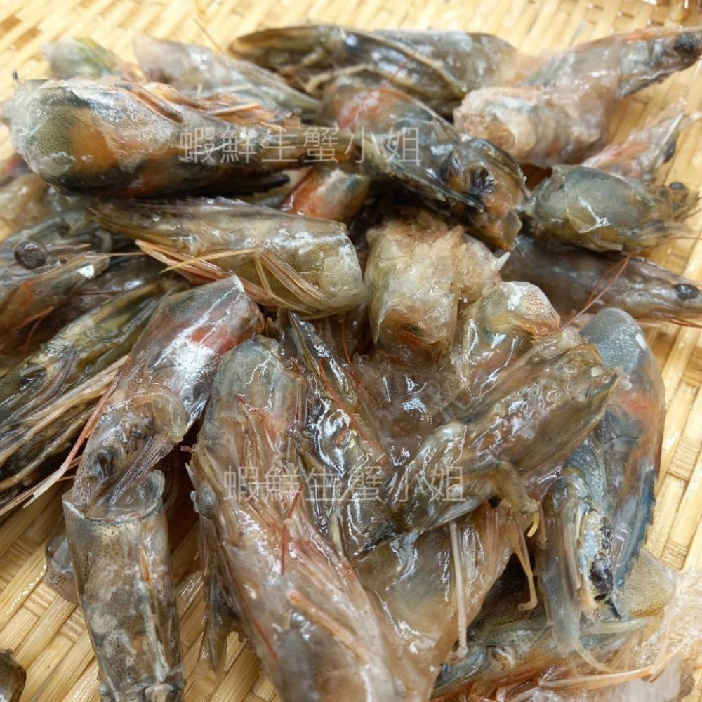 【蝦鮮生蟹小姐】生蝦頭  3台斤裝   ☀是熬湯.提鮮的首選,鮮甜甘美  *每包160元*-細節圖4