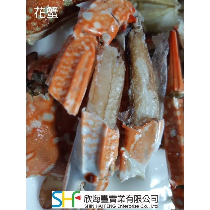 【蝦鮮生蟹小姐】冷凍花蟹-公250克上  4隻/包  約1公斤/包  *肉質鮮甜飽滿！ **每包540元**-細節圖5