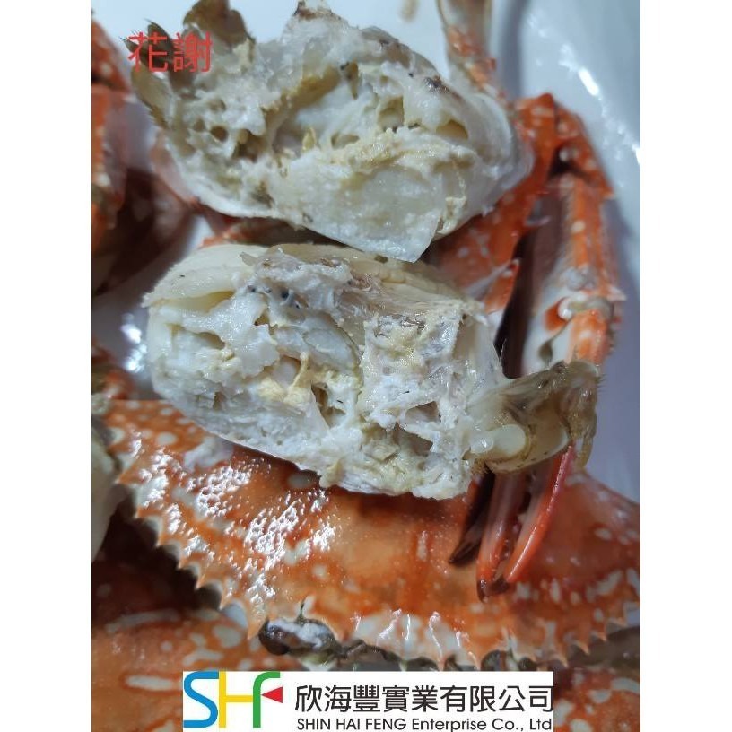 【蝦鮮生蟹小姐】冷凍花蟹-公250克上  4隻/包  約1公斤/包  *肉質鮮甜飽滿！ **每包540元**-細節圖6