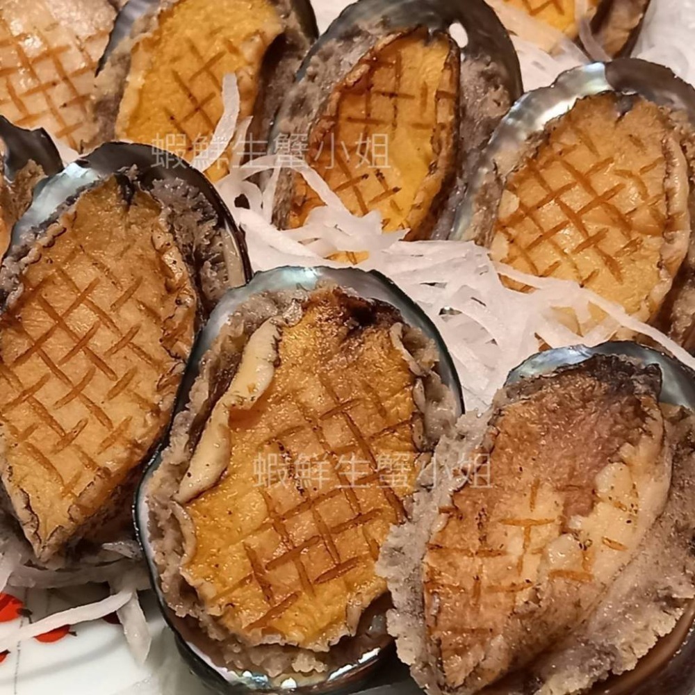 【蝦鮮生蟹小姐】去肚帶殼鮑魚  一包12粒  500克裝  * 肉質緊緻爽口新鮮彈牙   **每包400元**-細節圖3