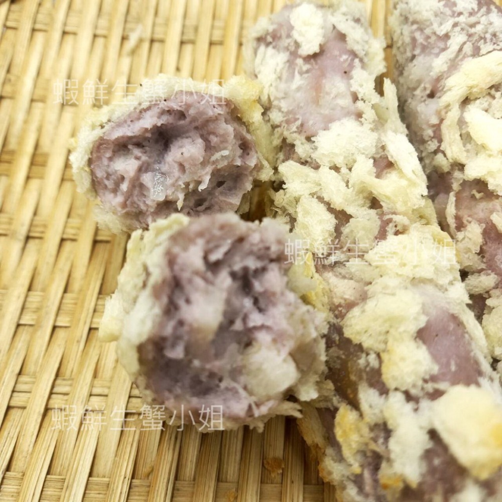 【蝦鮮生蟹小姐】大甲香芋卷  10隻裝 約600克/盒   *濃郁芋頭香 ,辦桌師最愛的菜色之一 ＊每盒130元＊-細節圖2