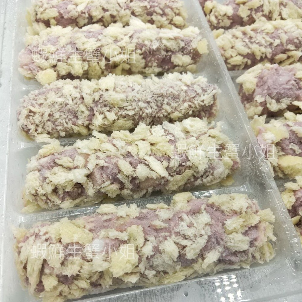 【蝦鮮生蟹小姐】大甲香芋卷  10隻裝 約600克/盒   *濃郁芋頭香 ,辦桌師最愛的菜色之一 ＊每盒130元＊-細節圖3