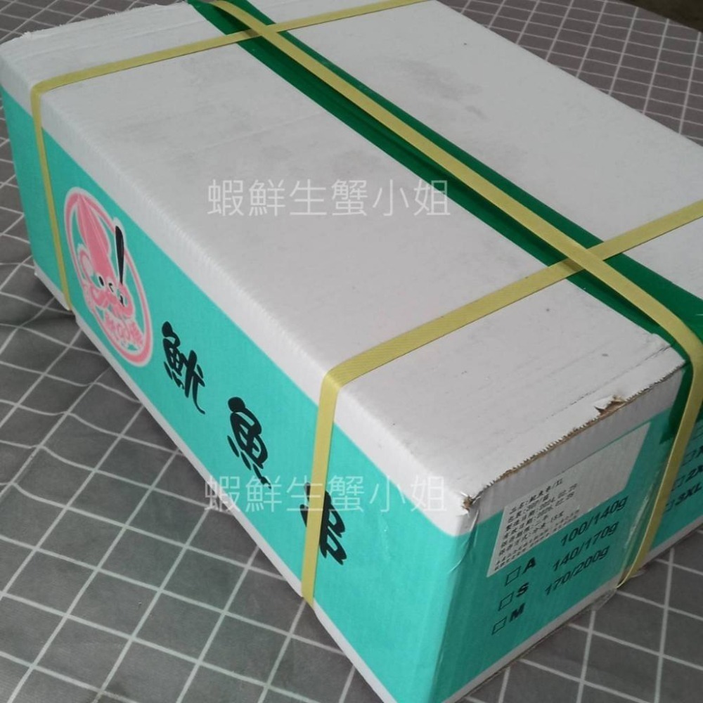 【蝦鮮生蟹小姐】魷魚串 XL240-270g/隻 一箱30隻裝  ！ **每箱2460元*-細節圖5