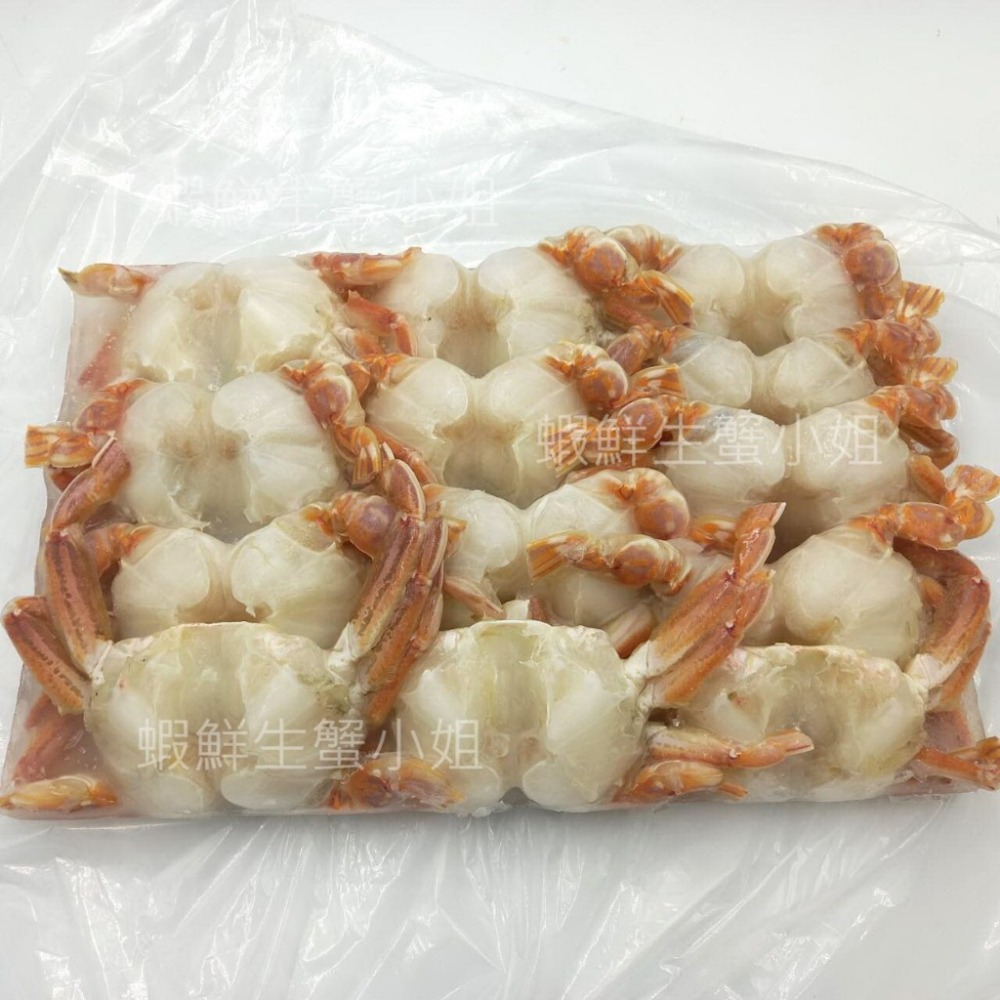 【蝦鮮生蟹小姐】扁蟹身  700克/盒  一盒約12隻蟹  *肉質新鮮、細緻。 **每盒330元**-細節圖4