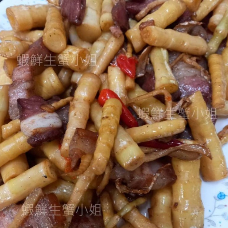 【蝦鮮生蟹小姐】劍筍(生)-常溫   300/包 *肉質細脆，吃起來苦中帶甘常配肉絲快炒 **每包95元**-細節圖3