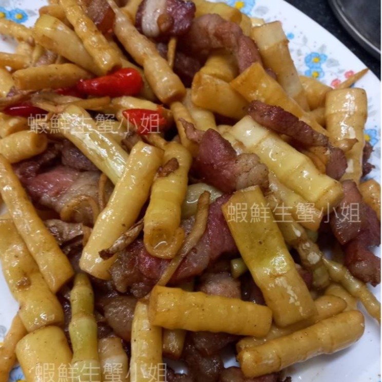 【蝦鮮生蟹小姐】劍筍(生)-常溫   300/包 *肉質細脆，吃起來苦中帶甘常配肉絲快炒 **每包95元**-細節圖4