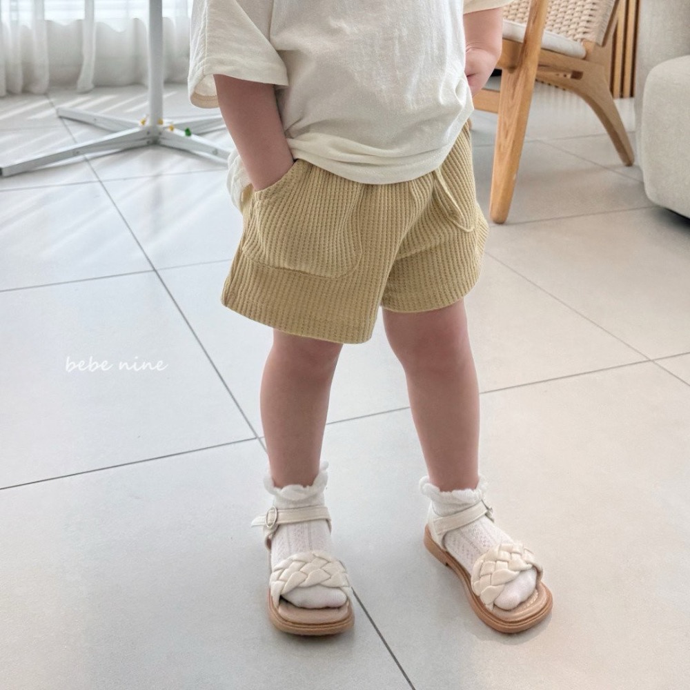 口袋細節條文短褲🩳-細節圖2