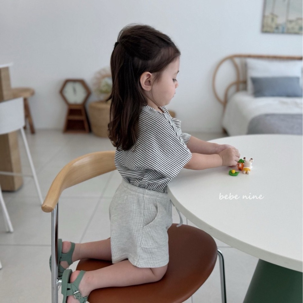 口袋細節條文短褲🩳-細節圖3