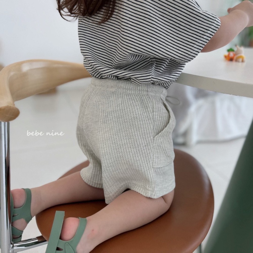 口袋細節條文短褲🩳-細節圖4