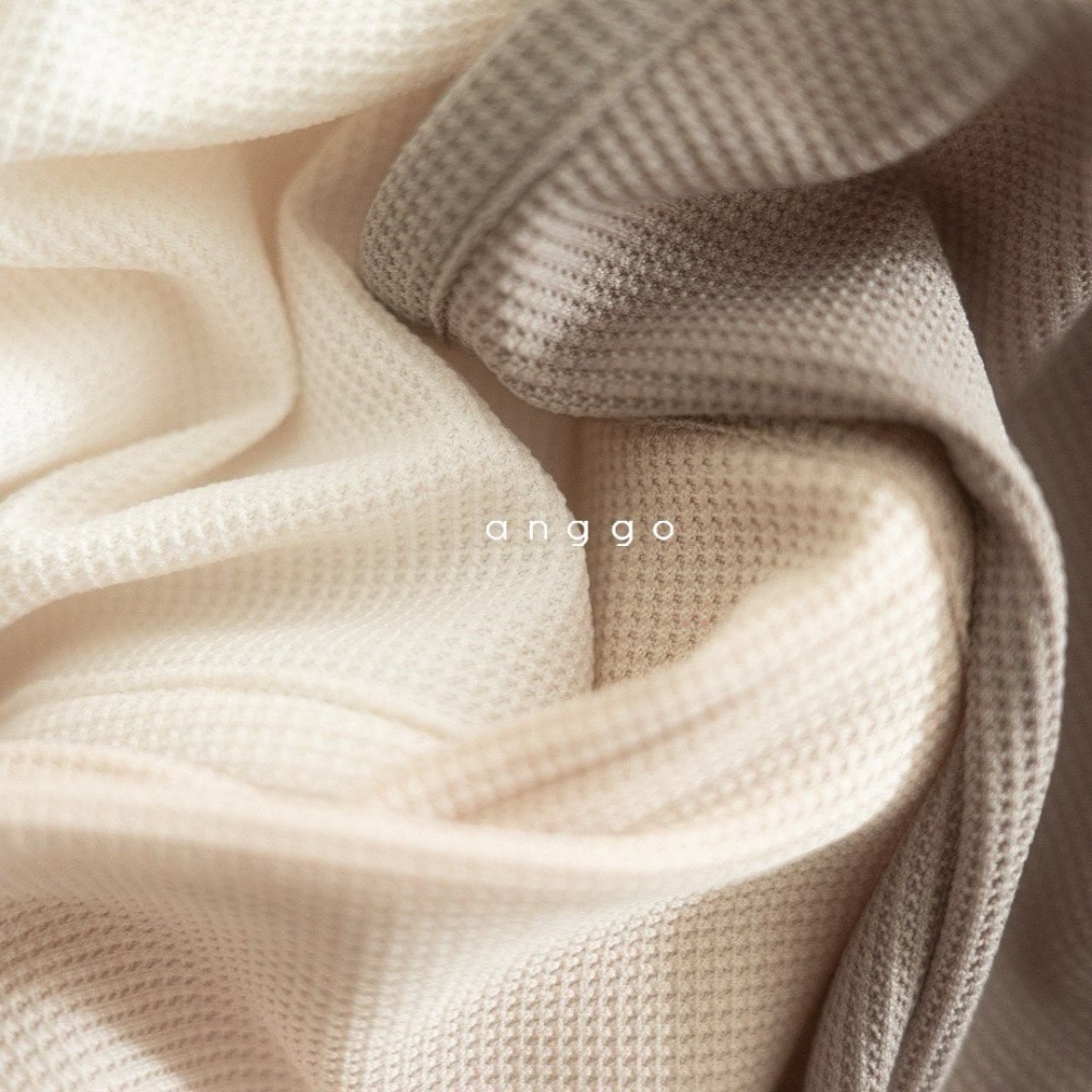 韓國童裝anggo 華夫格短褲 兒童短褲 正韓童裝-細節圖3