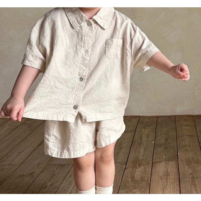 夏季兒童襯衫套裝 童裝套裝-細節圖4