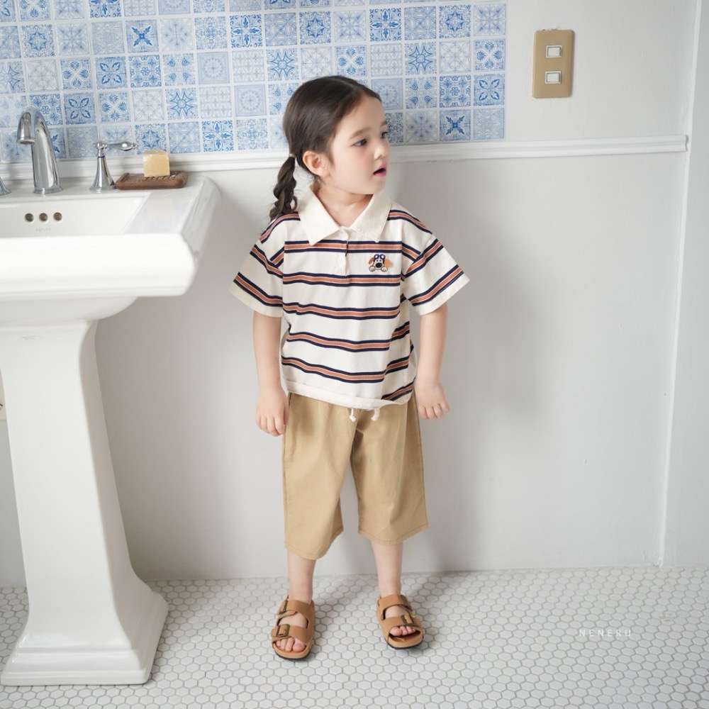 超可愛😍長耳狗狗🐶條紋polo衫-規格圖6