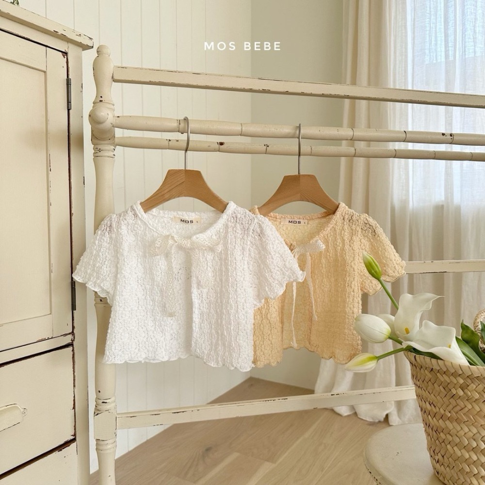 超美😍綁帶蕾絲小外套-細節圖5