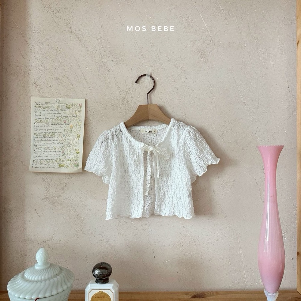 超美😍綁帶蕾絲小外套-規格圖5