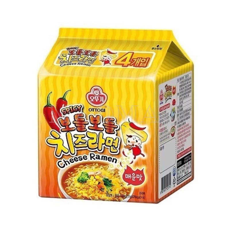 【𝙈𝙖𝙤】🇰🇷𝐎𝐭𝐭𝐨𝐠𝐢 不倒翁 起司風味拉麵 辣起司拉麵 起司乾麵 辣起司乾麵 韓國拉麵 宵夜泡麵 不倒翁拉麵-細節圖2