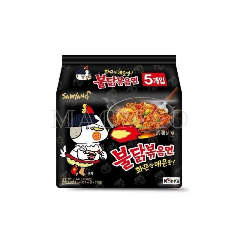 【𝙈𝙖𝙤】🇰🇷三養𝐒𝐀𝐌𝐘𝐔𝐍𝐆 火辣雞肉風味鐵板炒麵 2倍辣 炸醬 奶油白醬 起司 韓國泡麵 三養泡麵 辣雞麵 辣味麵-細節圖3