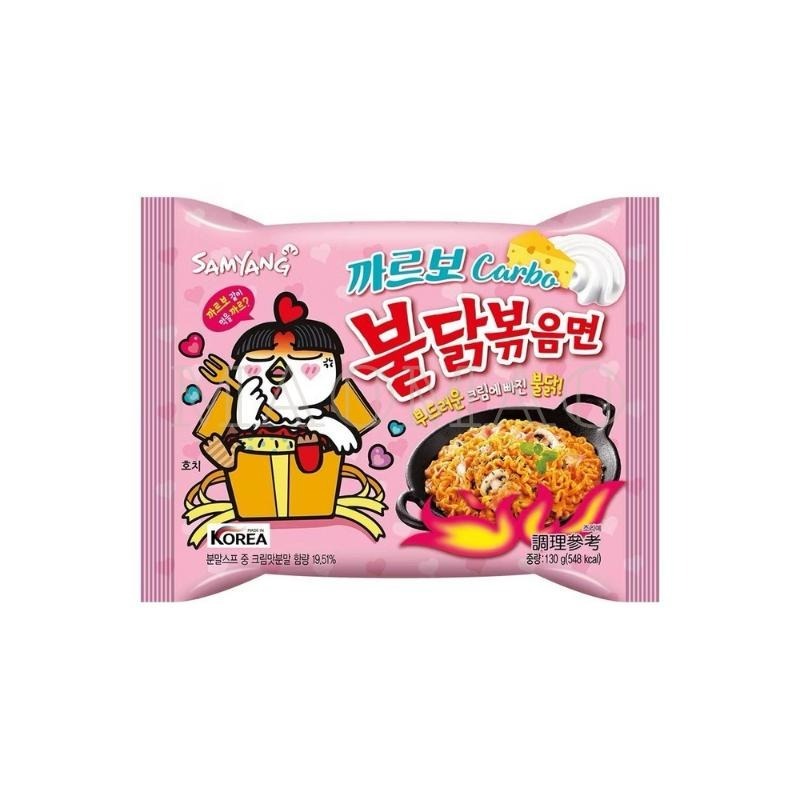 【𝙈𝙖𝙤】🇰🇷三養𝐒𝐀𝐌𝐘𝐔𝐍𝐆 粉紅奶油𝐂𝐚𝐫𝐛𝐨火辣雞 超值組 韓國泡麵 韓國三養 三養泡麵 辣雞麵 辣味泡麵-細節圖2