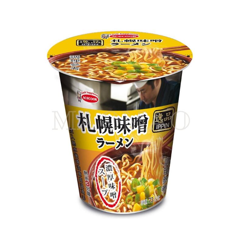 【𝙈𝙖𝙤】𝐀𝐜𝐞𝐜𝐨𝐨𝐤 逸品風味杯麵系列 鹽味雞湯 札幌味噌 仙台辛味噌 博多豚骨 辛辣豚骨 蒜味豚骨-細節圖3
