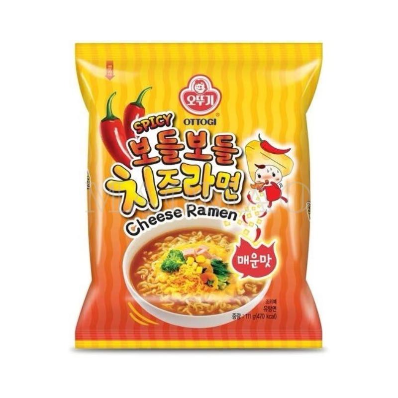 【𝙈𝙖𝙤】🇰🇷𝐎𝐭𝐭𝐨𝐠𝐢 不倒翁 單包起司風味拉麵 辣起司拉麵 起司乾麵 辣起司乾麵 韓國拉麵 單包起司麵 不倒翁拉麵-細節圖3