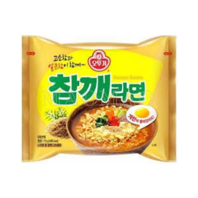 【𝙈𝙖𝙤】🇰🇷𝐎𝐭𝐭𝐨𝐠𝐢不倒翁全系列 超濃起司拉麵 奶油海鮮 烏龍 金拉麵 泡菜 金螃蟹 米其林炸醬 芝麻 海帶牛肉湯-細節圖7
