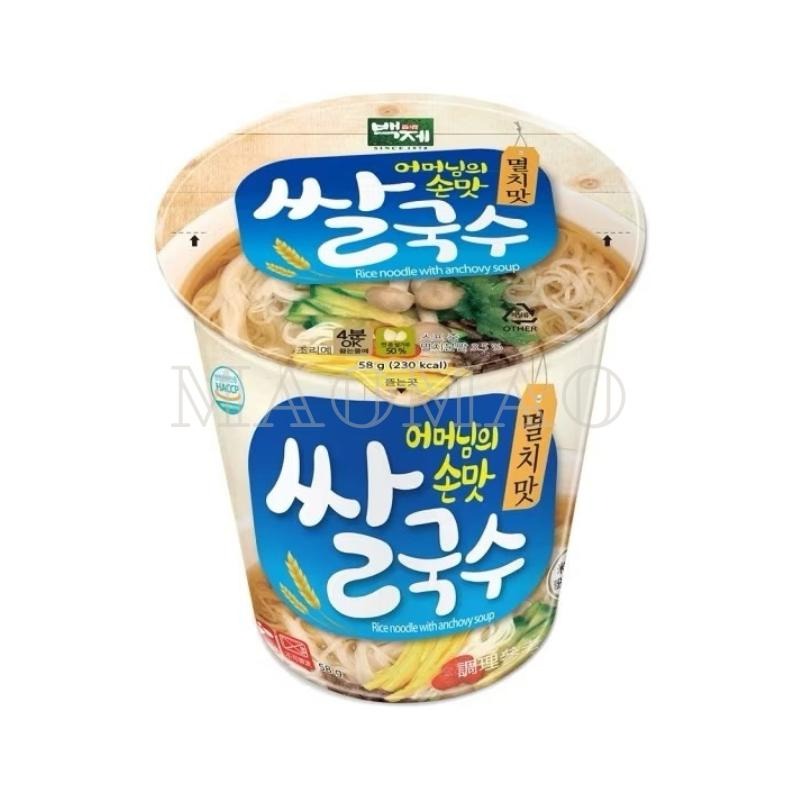 【𝙈𝙖𝙤】🇰🇷百濟米線杯裝 米麵線 米線 韓國米線 泡菜味 海鮮味 米麵 韓國米麵線 即食米線 韓國麵線 杯裝米線-細節圖3