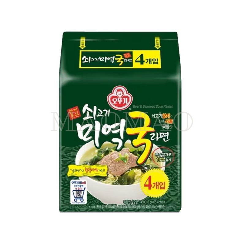 【𝙈𝙖𝙤】🇰🇷𝐎𝐭𝐭𝐨𝐠𝐢 不倒翁 海帶芽牛肉湯麵 超值韓國泡麵韓國拉麵 宵夜泡麵 方便麵 速食麵 不倒翁拉麵-細節圖2