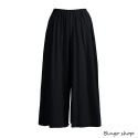 寬鬆棉麻褲裙 女生寬褲 闊腿褲 有口袋長褲 涼感高腰 高腰長褲 休閒褲 長褲 顯長修身褲【RI-230601】-規格圖9