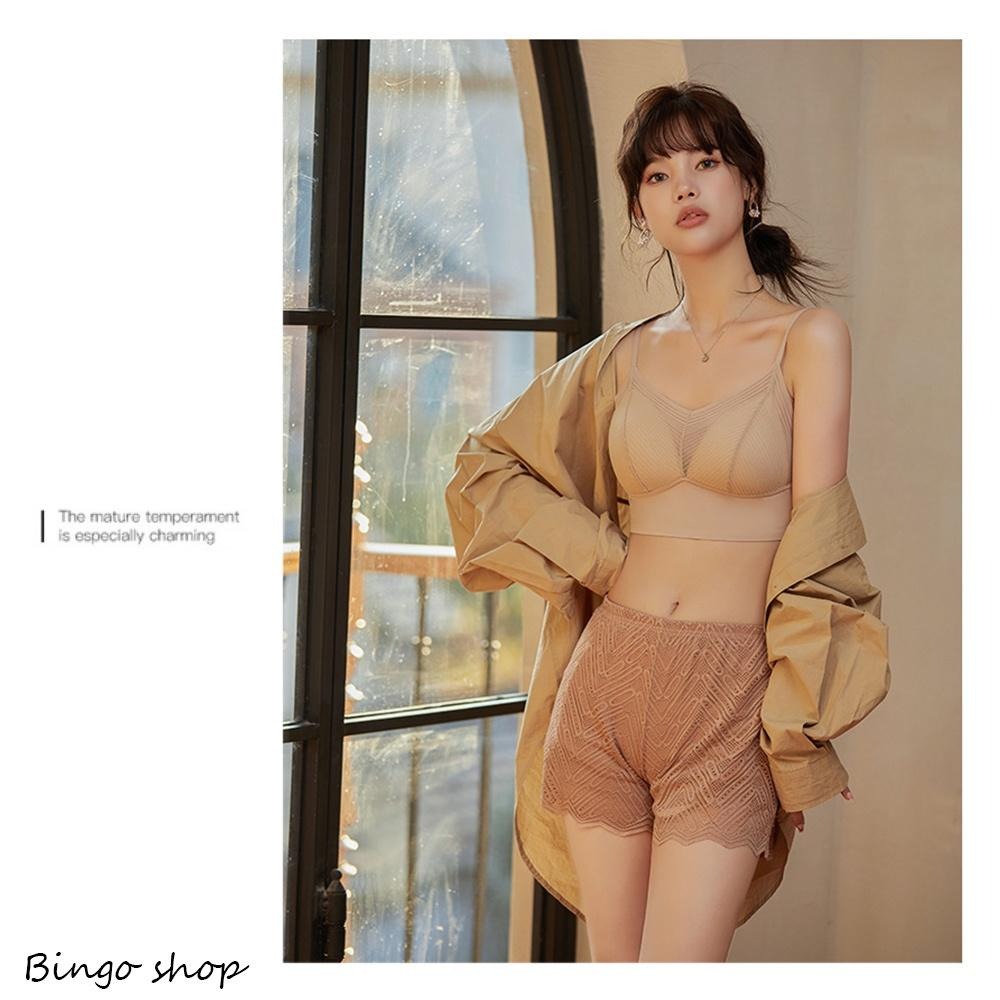 彈性冰絲萊卡 細肩短版背心 無痕內搭 法式薄杯內搭 無鋼圈內衣 bratop 【BA-220301】-細節圖6