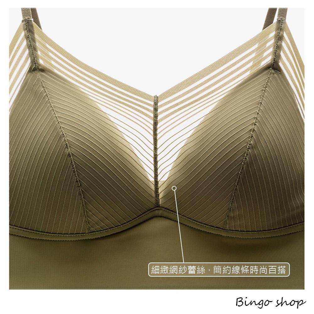 彈性冰絲萊卡 細肩短版背心 無痕內搭 法式薄杯內搭 無鋼圈內衣 bratop 【BA-220301】-細節圖7