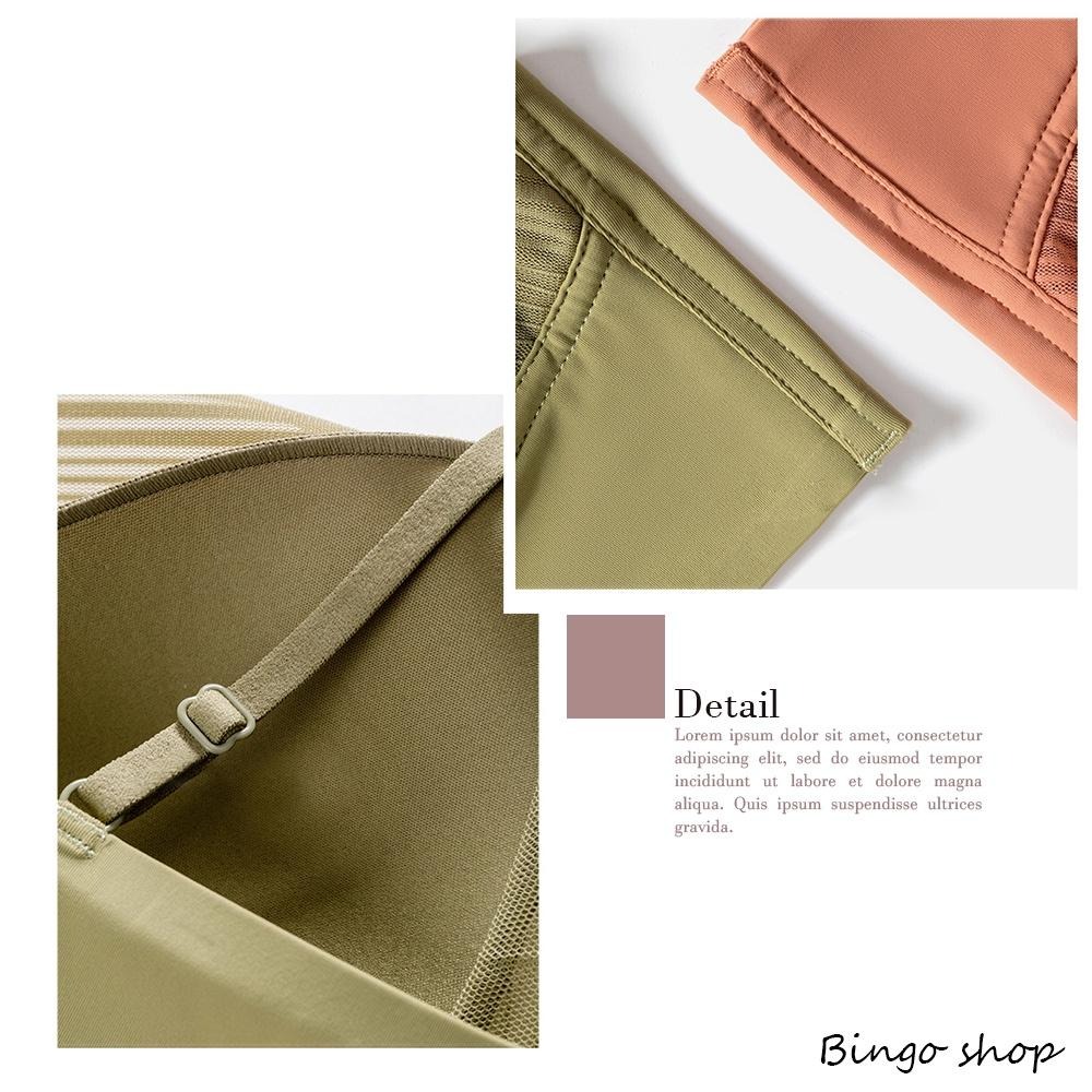 彈性冰絲萊卡 細肩短版背心 無痕內搭 法式薄杯內搭 無鋼圈內衣 bratop 【BA-220301】-細節圖8