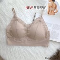 彈性冰絲萊卡 細肩短版背心 無痕內搭 法式薄杯內搭 無鋼圈內衣 bratop 【BA-220301】-規格圖8